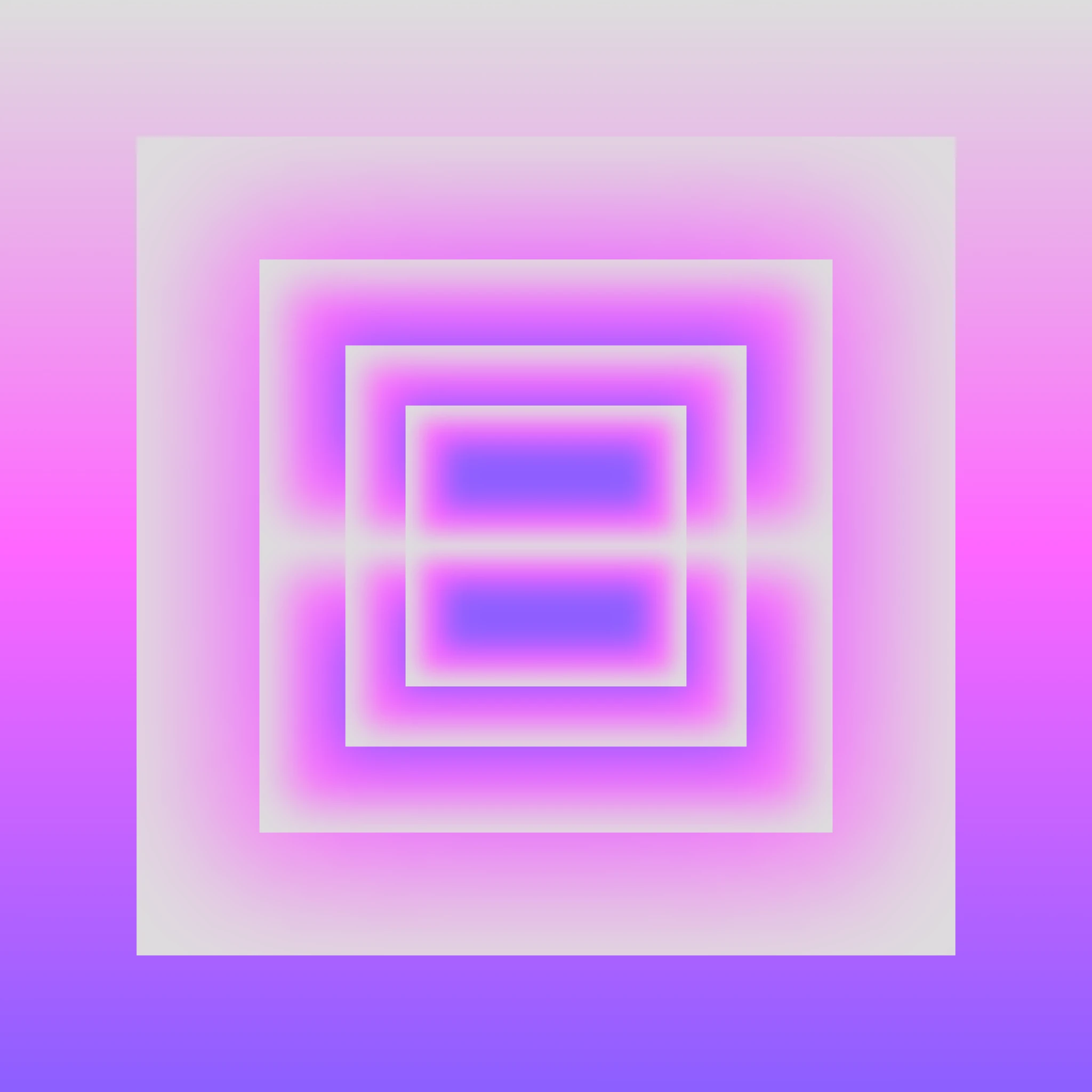 A luminous violet generative figure